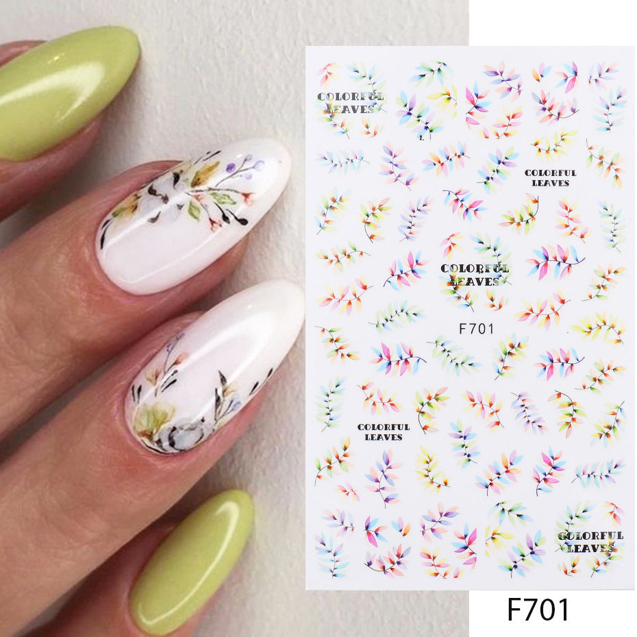 Floral Nail Stickers – Flower Nail Art Decals